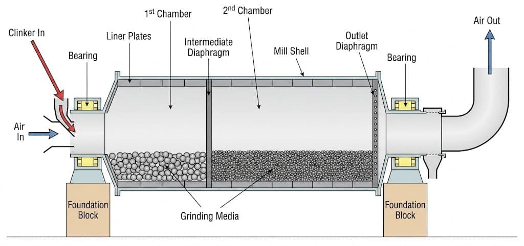 Ball mill grinding machine In India