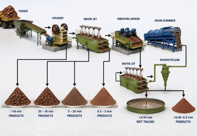 Trommel screening machine In India